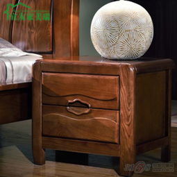 精品特價實木床頭柜 榆木新中式設計，打造優雅臥室儲物空間